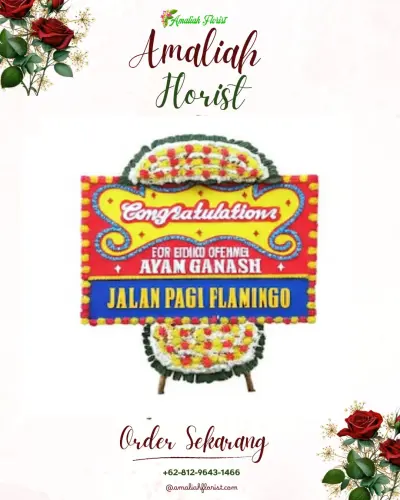 Bunga Papan Congratulation di Leato Utara